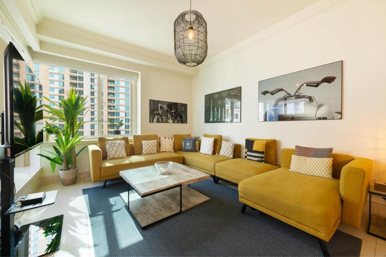 Maison Privee - Stunning Waterfront Apt With Marina View Nxt To Beach Dubaj Kültér fotó